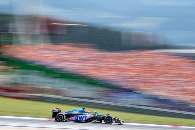 SPIELBERG, AUSTRIA: Esteban Ocon, racing for the Alpine team during the 2023 Formula 1 Austrian Grand Prix at the Red Bull Ring in Spielberg, Austria