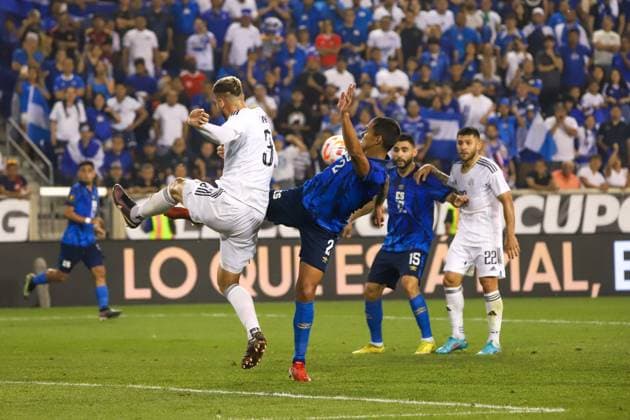 RECORD DATE NOT STATED Concacaf Gold Cup: Soccer Match between El Salvador and Costa Rica (SPO) Concacaf Gold Cup: Soccer Match between El Salvador and Costa Rica. June 30, 2023, Harison, New Jersey, USA: Soccer match between El Salvador and Costa Rica valid for the 2nd round of the Concacaf Gold Cup, at the Red Bull Arena, in Harrison, on Friday (30). Credit: Leco Viana Thenews2 (Foto: Leco Viana Thenews2 imago images) SPO  Copyright: xLecoxVianax