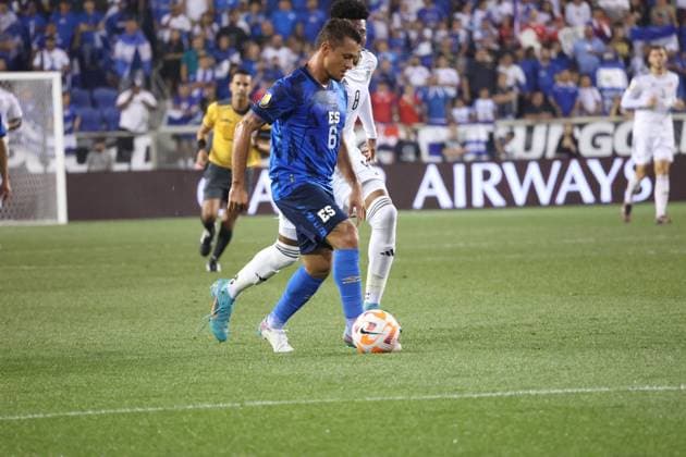RECORD DATE NOT STATED Gold Cup (SPO) Concacaf Gold Cup: Soccer match between El Salvador and Costa Rica, June 30, 2023, Harison, New Jersey, USA: Soccer match between El Salvador and Costa Rica valid for the 2nd round of the Concacaf Gold Cup, at the Red Bull Arena, in Harrison , on Friday (30) with the presence of jubilant fans of both teams Credit: Jose Francisco Thenews2 (Foto: Jose Francisco Thenews2 imago images) SPO  Copyright: xJosexFranciscox