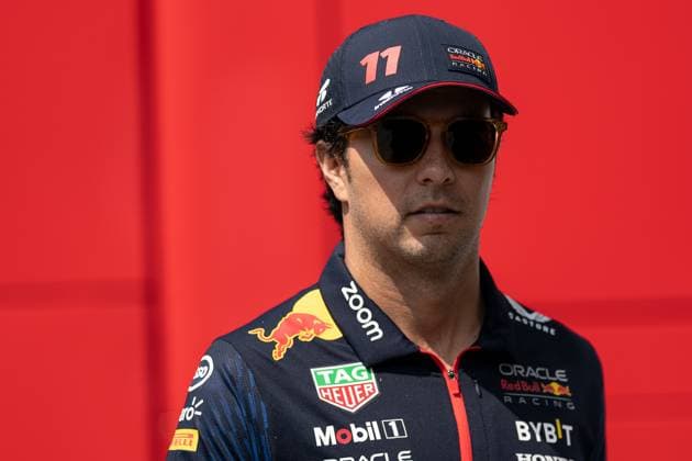 F1 Grand Prix Of Austria - Practice & Qualifying SPIELBERG, AUSTRIA - JUNE 30: Sergio Perez of Mexico and Red Bull Racingarrive in the paddock during practice qualifying ahead of the F1 Grand Prix of Austria at Red Bull Ring on June 30, 2023 in Spielberg, Austria. Spielberg Austria  Copyright: xDaniloxDixGiovannix originalFilename:digiovanni-f1grandp230630_npLzA.jpg