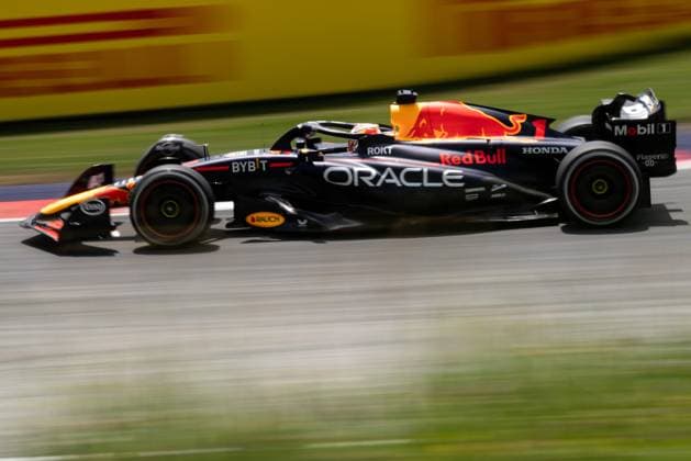 F1 Grand Prix Of Austria - Practice & Qualifying SPIELBERG, AUSTRIA - JUNE 30: Max Verstappen of Netherlands and Red Bull Racing during practice qualifying ahead of the F1 Grand Prix of Austria at Red Bull Ring on June 30, 2023 in Spielberg, Austria. Spielberg Austria  Copyright: xDaniloxDixGiovannix originalFilename:digiovanni-f1grandp230630_npK3E.jpg