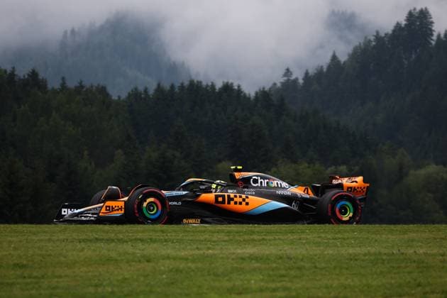 F1 Austrian Grand Prix 2023 Sprint Shootout Lando Norris of McLaren during Sprint Shootout ahead of the Formula 1 Austrian Grand Prix at Red Bull Ring in Spielberg, Austria on July 1, 2023. Spielberg Austria  Copyright: xJakubxPorzyckix originalFilename:porzycki-f1austri230701_npoyq.jpg