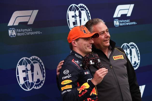 F1 Austrian Grand Prix 2023 Sprint Shootout Max Verstappen of Red Bull Racing and Mario Isola after Sprint Shootout ahead of the Formula 1 Austrian Grand Prix at Red Bull Ring in Spielberg, Austria on July 1, 2023. Spielberg Austria  Copyright: xJakubxPorzyckix originalFilename:porzycki-f1austri230701_np5ih.jpg