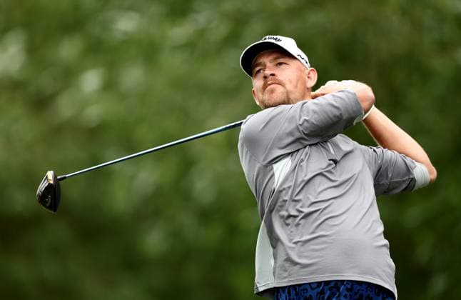 Mandatory Credit: Photo by James Marsh Shutterstock (13987425b) Jeff Winther of Denmark during his round. Betfred British Masters, Day Three, Golf, The Belfry Golf Club, Sutton Coldfield, UK - 01 Jul 2023 Betfred British Masters, Day Three, Golf, The Belfry Golf Club, Sutton Coldfield, UK - 01 Jul 2023 Copyright: xJamesxMarsh Shutterstockx 13987425b