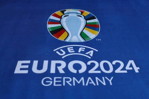 June 30, 2023, Ukraine: In this photo illustration, a UEFA EURO, EM, Europameisterschaft,Fussball 2024 logo seen displayed. The 2024 UEFA European Football Championship, commonly referred to as UEFA Euro 2024. It will be the third time that European Championship, EM, Europameisterschaft matches are played on German territory. Ukraine - ZUMAs197 0262294073st Copyright: xAleksandrxGusevx