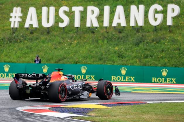 FORMULA 1 - GP of Austria 2023 SPIELBERG,AUSTRIA,01.JUL.23 - MOTORSPORTS, FORMULA 1 - Grand Prix of Austria, Red Bull Ring, sprint shootout. Image shows Max Verstappen (NED Red Bull Racing).  GEPAxpictures xMarioxBuehner