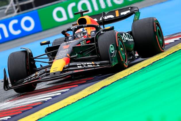 FORMULA 1 - GP of Austria 2023 SPIELBERG,AUSTRIA,01.JUL.23 - MOTORSPORTS, FORMULA 1 - Grand Prix of Austria, Red Bull Ring, sprint shootout. Image shows Max Verstappen (NED Red Bull Racing).  GEPAxpictures xMarioxBuehner