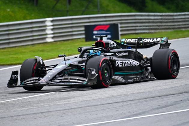 Formula 1 GP Austria Austria Saturday, 01 07 2023 George Russell GBR Mercedes AMG F1 Team Formula 1 GP Austria Austria Saturday, 01 07 2023 Copyright: xBEAUTIFULxSPORTS Erlhofx