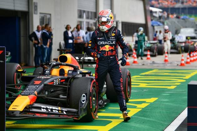 July 1, 2023, Spielberg, Mezzolombardo, Austria: Dutch driver Max Verstappen ( Oracle Red Bull Racing) win the Pole Position at the Sprint Shootout at Red Bull Ring Circuit in Spielberg, Austria Spielberg Austria - ZUMAf150 20230701_zsp_f150_028 Copyright: xDaisyxFacinellix