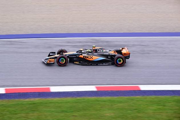 F1 Grand Prix of Austria - Sprint Lando Norris McLaren F1 Team drive his single-seater during qualifying of Sprint Race of Austria GP, 10th round of Formula 1 World Championship, WM, Weltmeisterschaft in Red Bull Ring, Spielberg, Osterreich, Austria, 01 07 23 Spielberg Osterreich Austria  Copyright: xAndreaxDiodatox originalFilename:diodato-notitle230701_nptyd.jpg