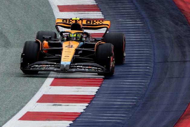 F1 Grand Prix Of Austria - Sprint SPIELBERG, AUSTRIA - JULY 01: Lando Norris of Great Britain and McLaren during shout out prior the Sprint ahead of the F1 Grand Prix of Austria at Red Bull Ring on July 01, 2023 in Spielberg, Austria. Spielberg Austria  Copyright: xDaniloxDixGiovannix originalFilename:digiovanni-f1grandp230701_np963.jpg