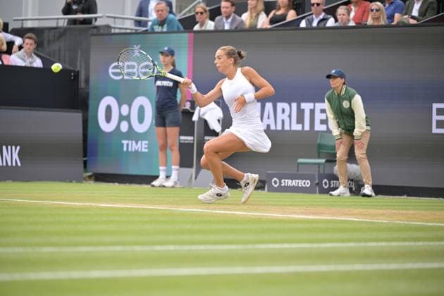 01 07 2023, xbrx, tennis bad homburg open wta 250, emspor, v l FINALS, bronzetti, lucia ITA , focused, concentrated, plays the ball, bad homburg