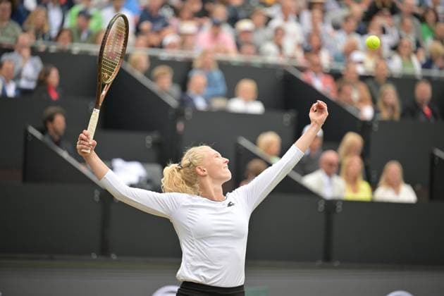 01 07 2023, xbrx, tennis Bad Homburg Open WTA 250, emspor, v l FINALS, Siniakova, Katerina CZE ,plays the ball, focused, concentrated Bad Homburg