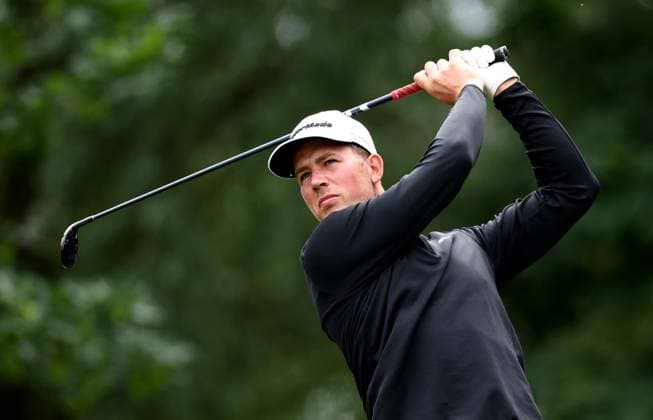 Mandatory Credit: Photo by James Marsh Shutterstock (13987425aa) Niklas Norgaard of Denmark during his round. Betfred British Masters, Day Three, Golf, The Belfry Golf Club, Sutton Coldfield, UK - 01 Jul 2023 Betfred British Masters, Day Three, Golf, The Belfry Golf Club, Sutton Coldfield, UK - 01 Jul 2023 Copyright: xJamesxMarsh Shutterstockx 13987425aa