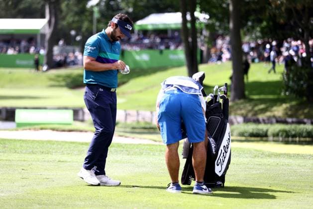 Mandatory Credit: Photo by James Marsh Shutterstock (13987425bn) Antonie Rozner of France looks dejected after putting a second ball into the water on the 10th hole. Betfred British Masters, Day Three, Golf, The Belfry Golf Club, Sutton Coldfield, UK - 01 Jul 2023 Betfred British Masters, Day Three, Golf, The Belfry Golf Club, Sutton Coldfield, UK - 01 Jul 2023 Copyright: xJamesxMarsh Shutterstockx 13987425bn