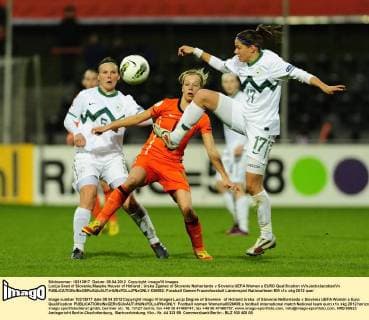 Football, Women, European Championship Qualifier, Netherlands - Slovenia 3:1