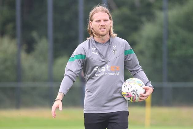Mönchengladbach, Germany 01 July 2023 Test match 2023 2024 Bor Mönchengladbach U23 vs SV Elversberg In the picture coach Eugen Polanski Borussia Mönchengladbach U23 Borussia Park Square 7 North Rhine Westphalia Copyright: xFotostandx xVanxderxVeldenx