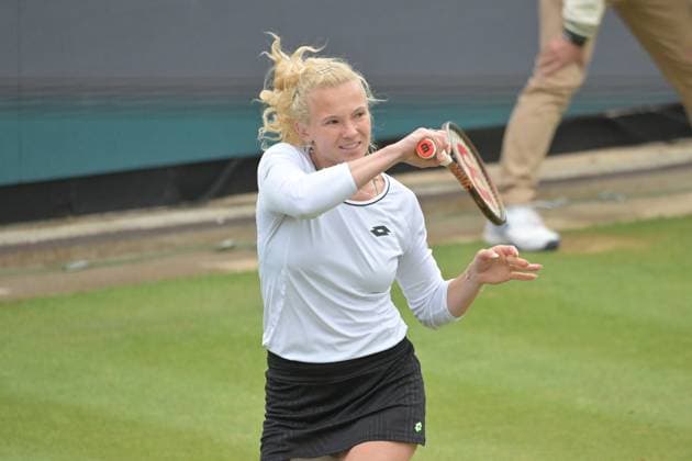 01 07 2023, xbrx, tennis bad homburg open wta 250, emspor, v l FINALS, siniakova, katerina cze , plays the ball, focused, concentrated bad homburg