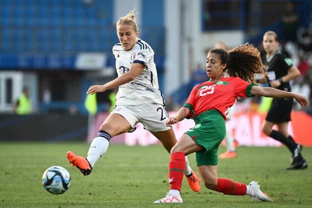 Football, Womens international, Italy - Morocco