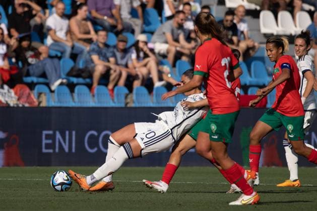 Martina Piemonte of Italy in action during the WomenÃ‚Â s International Friendly, Länderspiel, Nationalmannschaft match between Italy and Morocco at Stadio Paolo Mazza on July 01, 2023 in Ferrara, Italy. Ã‚ Photo: Cinzia Camela.  Copyright: xCinziaxCamela IPAxSportx xipa-agx xIPAxSportx 0 IPA_IPA38995174