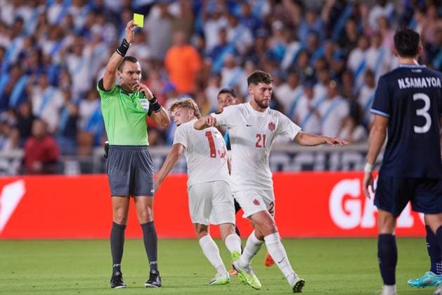 RECORD DATE NOT STATED 2023 CONCACAF Gold Cup Guatemala 0-0 Canada Jonathan Osorio of Canada during the game Guatemala vs Canada, corresponding to group D of the CONCACAF Gold Cup 2023, at Shell Energy Stadium, on July 01, 2023. <br><br> Jonathan Osorio de Canada durante el partido Guatemala vs Canada, correspondiente al grupo D de la Copa Oro de la CONCACAF 2023, en el Shell Energy Stadium, el 01 de Julio de 2023. HOUSTON TEXAS ESTADOS UNIDOS  Copyright: xCristianxdexMarchenax 20230701231921_CGC_23_GD_GUA_CAN_OSORIO110