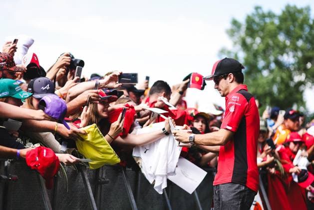 FORMULA 1 - GP of Austria 2023 SPIELBERG,AUSTRIA,02.JUL.23 - MOTORSPORTS, FORMULA 1 - Grand Prix of Austria, Red Bull Ring. Image shows Charles Leclerc (MON Ferrari).  GEPAxpictures xDanielxGoetzhaber