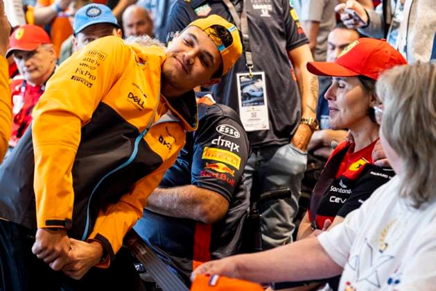 FORMULA 1 - GP of Austria 2023 SPIELBERG,AUSTRIA,02.JUL.23 - MOTORSPORTS, FORMULA 1 - Grand Prix of Austria, Red Bull Ring. Image shows Lando Norris (GBR McLaren).  GEPAxpictures xMatthiasxTrinkl