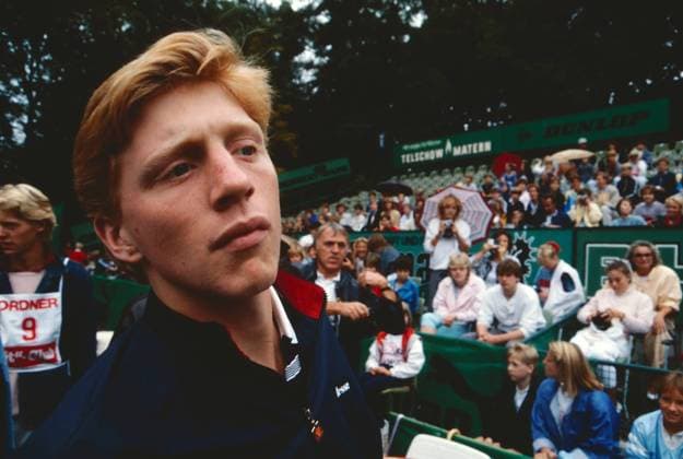 Tennisspieler Boris Becker, 1985. Copyright: HartwigxValdmanis Nur redaktionelle Nutzung. Editorial usage only. VAL_720100450 0262147988