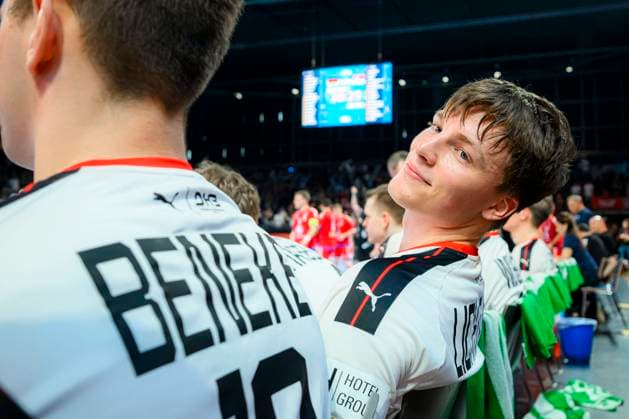 Berlin, 01 July 2023 Handball U21 World Cup Final Semifinal Germany Serbia Nils Lichtlein Germany VfL Potsdam Berlin Max Schmeling Halle Berlin Germany