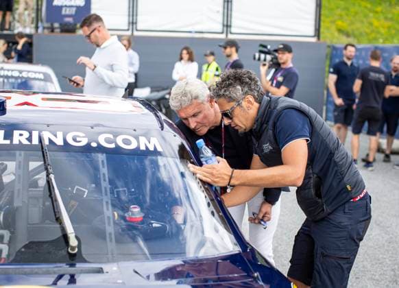 FORMULA 1 - GP of Austria 2023 SPIELBERG,AUSTRIA,02.JUL.23 - MOTORSPORTS, FORMULA 1 - Grand Prix of Austria, Red Bull Ring, legends parade. Image shows David Coulthard (GBR).  GEPAxpictures xWolfgangxJannach