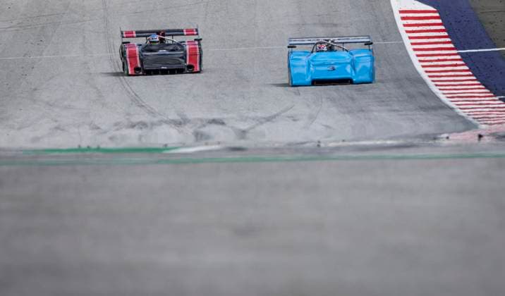 FORMULA 1 - GP of Austria 2023 SPIELBERG,AUSTRIA,02.JUL.23 - MOTORSPORTS, FORMULA 1 - Grand Prix of Austria, Red Bull Ring, legends parade. Image shows Alexander Wurz (AUT) and Jos Verstappen (NED).  GEPAxpictures xWolfgangxJannach