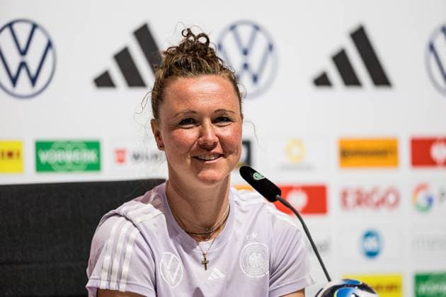 Press Conference DFB Women 02 07 2023 Marina Hegering Germany, 5 in Press Conference Press Conference DFB Women, Herzogenaurach, adidas Homeground Copyright: xBEAUTIFULxSPORTS Wunderlx