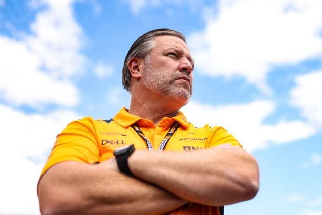 FORMULA 1 - GP of Austria 2023 SPIELBERG,AUSTRIA,02.JUL.23 - MOTORSPORTS, FORMULA 1 - Grand Prix of Austria, Red Bull Ring. Image shows chief executive director Zak Brown (McLaren).  GEPAxpictures xDanielxGoetzhaber