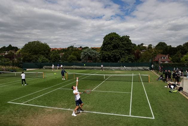 Tennis, Wimbledon, Training