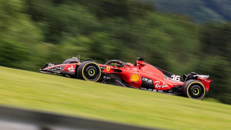 FORMULA 1 - GP of Austria 2023 SPIELBERG,AUSTRIA,02.JUL.23 - MOTORSPORTS, FORMULA 1 - Grand Prix of Austria, Red Bull Ring. Image shows Charles Leclerc (MON Ferrari).  GEPAxpictures xMarioxBuehner
