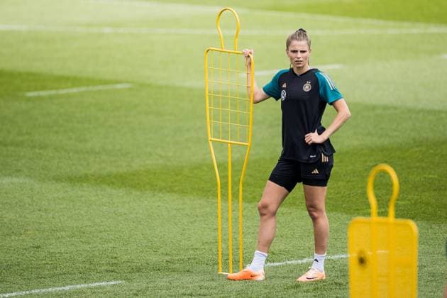 Training session DFB Women 02 07 2023 Tabea Sellner Germany, 15 Training session in the afternoon DFB Women, Herzogenaurach, adidas Homeground Copyright: xBEAUTIFULxSPORTS Wunderlx