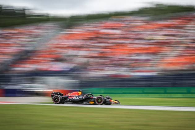 FORMULA 1 - GP of Austria 2023 SPIELBERG,AUSTRIA,02.JUL.23 - MOTORSPORTS, FORMULA 1 - Grand Prix of Austria, Red Bull Ring. Image shows Max Verstappen (NED Red Bull Racing).  GEPAxpictures xManfredxBinder