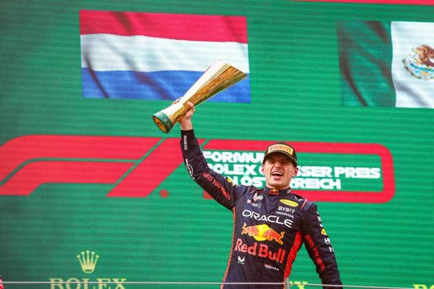 VERSTAPPEN Max (ned), Red Bull Racing RB19, portrait during the 2023 Formula 1 Rolex Grosser Preis von Osterreich, 2023 Austrian Grand Prix, 9th round of the 2023 Formula One World Championship, WM, Weltmeisterschaft from June 30 to July 2, 2023 on the Red Bull Ring, in Spielberg, Austria - F1 - AUSTRIAN GRAND PRIX 2023 - RACE DPPI Panoramic  00123023_GOOD6108 
