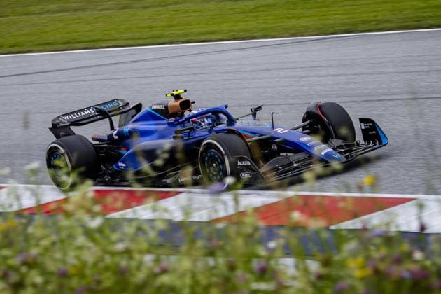 SPIELBERG - Logan Sargeant (Williams) during the Austrian Grand Prix at the Red Bull Ring on July 02, 2023 in Spielberg, Austria. ANP SEM VAN DER WAL F1 Grand Prix of Austria 2023 xVIxANPxSportx xxANPxIVx 472913892 originalFilename: 472913892.jpg
