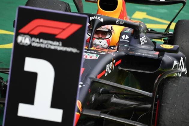 F1 Austrian Grand Prix 2023 Max Verstappen of Red Bull Racing after the Formula 1 Austrian Grand Prix at Red Bull Ring in Spielberg, Austria on July 2, 2023. Sergio Perez of Red Bull Racing Austria  Copyright: xJakubxPorzyckix originalFilename:porzycki-f1austri230702_npvLX.jpg