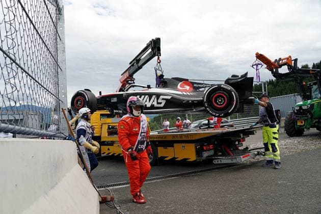 02 07 2023, Red Bull Ring , Spielberg, Formula 1 Rolex Austrian Grand Prix 2023 , in the picture failure of Nico Hülkenberg DEU , Moneygram Haas F1 Team Spielberg Red Bull Ring Styria Austria  eu-images-506