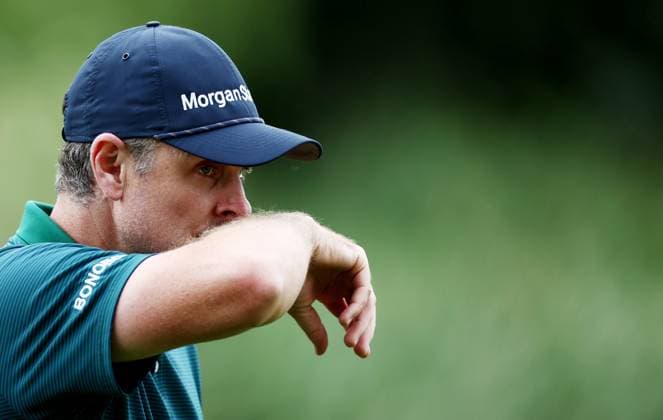 Mandatory Credit: Photo by James Marsh Shutterstock (13987427at) Justin Rose of England on the 18th hole. Betfred British Masters, Day Four, Golf, The Belfry Golf Club, Sutton Coldfield, UK - 02 Jul 2023 Betfred British Masters, Day Four, Golf, The Belfry Golf Club, Sutton Coldfield, UK - 02 Jul 2023 Copyright: xJamesxMarsh Shutterstockx 13987427at