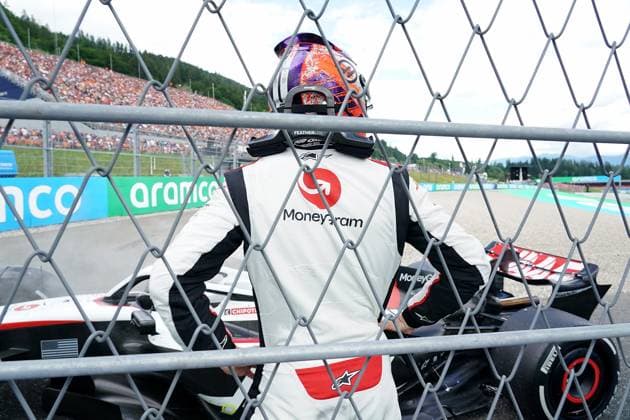 Formula 1 Rolex Austrian Grand Prix 2023 02 07 2023, Red Bull Ring , Spielberg, Formula 1 Rolex Austrian Grand Prix 2023 , in the picture failure of Nico Hülkenberg DEU , Moneygram Haas F1 Team nordphotoxGmbHx xBratic nph00250