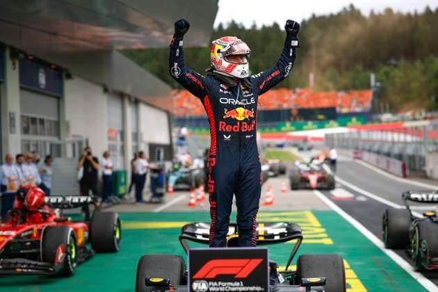 1 Max Verstappen NLD, Oracle Red Bull Racing , F1 Grand Prix of Austria at Red Bull Ring on July 2, 2023 in Spielberg, Austria Photo by HOCH ZWEI Spielberg Austria