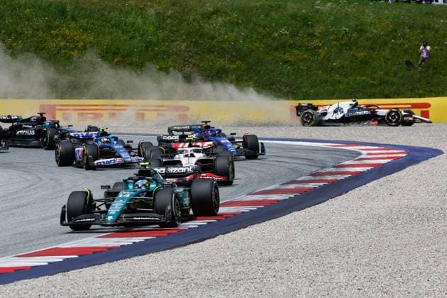 14 Fernando Alonso ESP, Aston Martin Aramco Cognizant F1 Team , F1 Grand Prix of Austria at Red Bull Ring on July 2, 2023 in Spielberg, Austria Photo by HOCH ZWEI Spielberg Austria