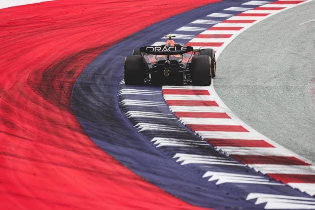 FORMULA 1 - GP of Austria 2023 SPIELBERG,AUSTRIA,02.JUL.23 - MOTORSPORTS, FORMULA 1 - Grand Prix of Austria, Red Bull Ring. Image shows Sergio Perez (MEX Red Bull Racing).  GEPAxpictures xDanielxGoetzhaber
