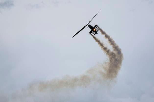 FORMULA 1 - GP of Austria 2023 SPIELBERG,AUSTRIA,02.JUL.23 - MOTORSPORTS, FORMULA 1 - Grand Prix of Austria, Red Bull Ring. Image shows a showact of the Flying Bulls.  GEPAxpictures xMarioxBuehner