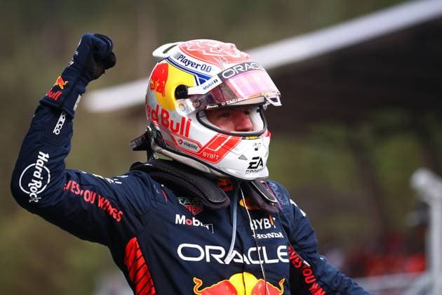 F1 Gran Prix of Austria Max Verstappen of Red Bull Racing celebrates at the end of the F1 Grand Prix of Austria at Red Bull Ring on July 2, 2023 in Spielberg, Austria. Spielberg Monte-Carlo Austria Copyright: xBasilex