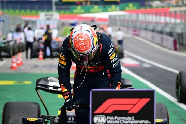 F1 Grand Prix of Austria Max Verstappen of Red Bull Racing Honda celebrate victory during race of Austria GP, 10th round of Formula 1 World Championship, WM, Weltmeisterschaft in Red Bull Ring, Spielberg, Osterreich, Austria, 02 07 23 Spielberg Osterreich Austria  Copyright: xAndreaxDiodatox originalFilename:diodato-notitle230702_npthM.jpg