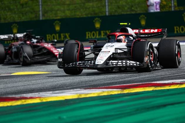 22 TSUNODA Yuki (jap), Scuderia AlphaTauri AT04, action during the 2023 Formula 1 Rolex Grosser Preis von Osterreich, 2023 Austrian Grand Prix, 9th round of the 2023 Formula One World Championship, WM, Weltmeisterschaft from June 30 to July 2, 2023 on the Red Bull Ring, in Spielberg, Austria - F1 - AUSTRIAN GRAND PRIX 2023 - RACE DPPI Panoramic  00123023_G0OD5581 